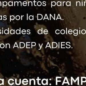 Campaña de donaciones POR UNA INFANCIA SIN BARRO